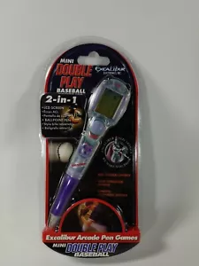 Excalibur 2 en 1 Mini Juego Doble Béisbol Arcade Pluma LCD Pantalla Nuevo Sellado - Imagen 1 de 3