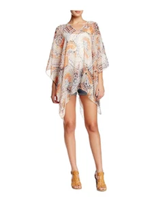 Cejon Peacock Sunburst Cover Up, Retail $36.00 - Picture 1 of 4