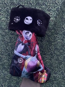 Nightmare Before Christmas Stocking Sally Jack Skellington Holiday Disney - Picture 1 of 6