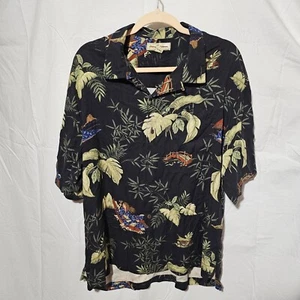 Camisa Tommy Bahama Para Hombres XL 100% Seda Hawaiana Abotonada Floral Geisha Japonesa - Imagen 1 de 6