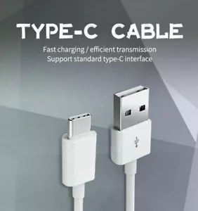 Schnellladegerät für Samsung S8 S9 S10+ Plus Typ C USB-C Kabel schwarz Freitag Angebot - Bild 1 von 3