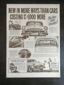 Dodge 1951 vintage página completa anuncio original 622 - Imagen 1 de 1