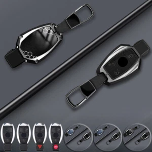 Funda protectora de aleación de zinc TPU para llave de coche para Benz C E S CLA GLK GLA CLS CLK W203 W204 - Imagen 1 de 13