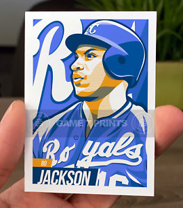 Bo Jackson Kansas City Royals Custom Baseball Card Series 1, Card #14
