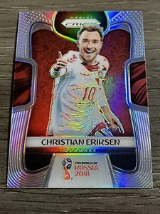 2018 Panini Prizm World Cup Soccer Silver #266 Christian Eriksen - Picture 1 of 2