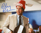 Photo chapeau orignal horizontal Chevy Chase vacances de Noël signé 11x14 BAS Wit