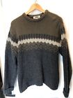 Old Navy Vintage Y2K 100% Lambs Wool Unisex Crewneck Sweater Size Mens Small VTG