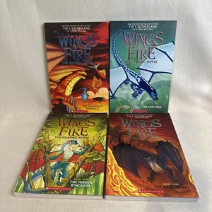Wings of Fire Graphic Novels Books One-Four 1,2,3,4, Scholastic - Picture 1 of 16