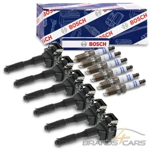 6x BOSCH ZÜNDSPULE + ZÜNDKERZE FÜR BMW 3-ER E46 320 323 325 328 330 M52 M54 - Bild 1 von 12