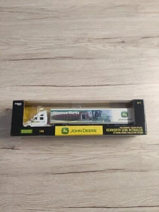 John Deere 1/64 Ottumwa Works Kenworth Semi With Trailer ERTL #15756A New - Picture 1 of 14