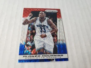 Tarjeta de baloncesto Alonzo Mourning Hornets 2013-14 Prizm rojo blanco azul Prizm #244 - Imagen 1 de 2