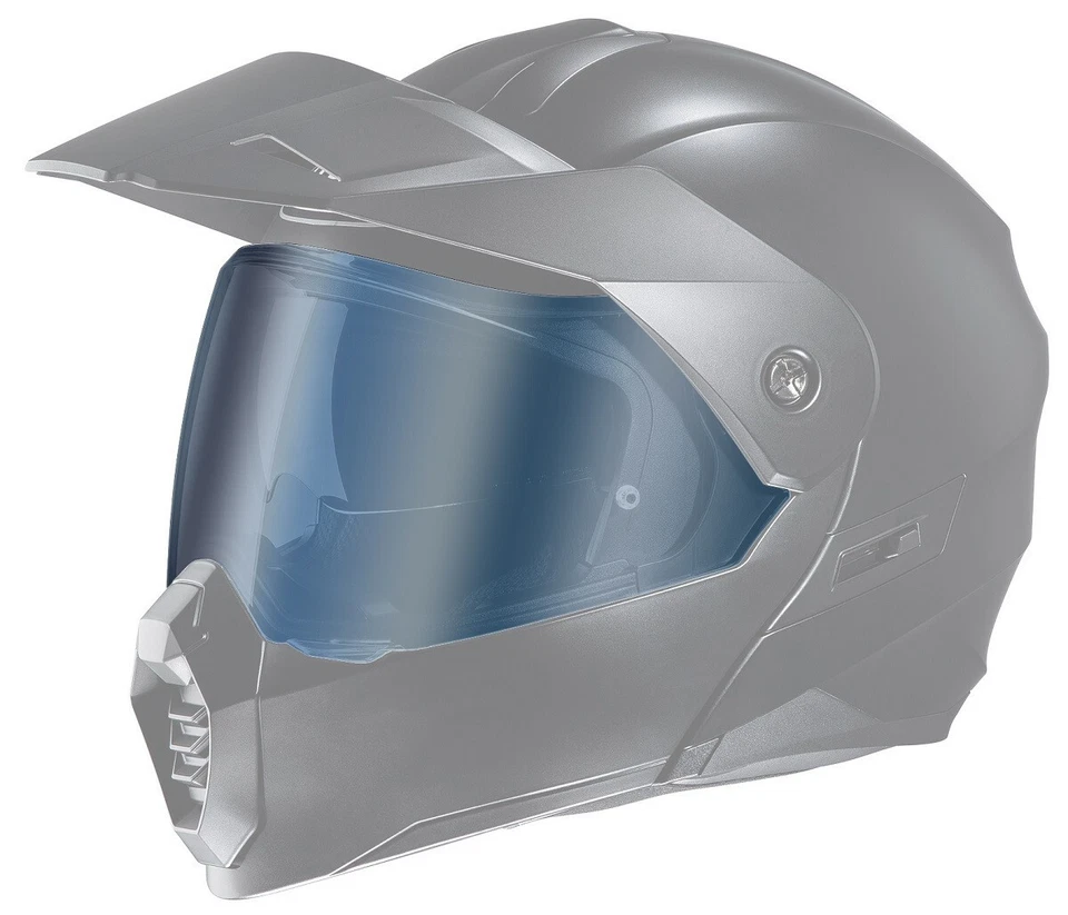VISIERA SHIELD CASCO MOTO MODULARE HJC C80 MIRRORED BLU SPECCHIO XD16 - Immagine 1 di 1