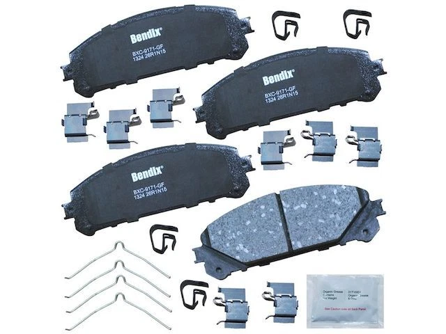 Juego de pastillas de freno delanteras Bendix para Toyota Sienna 2011-2022 83MXDN Foto 1 de 1