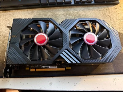 XFX Radeon RX 580 GTS XXX Edition 8GB OC Graphics Card RX-580P8DFD6 DP/HDMI/DVI - Image 1 of 4
