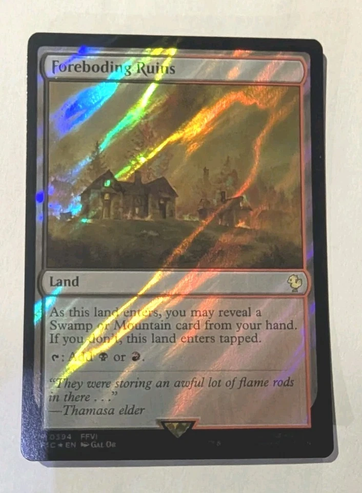 Foreboding Ruins (Surge Foil) Commander: Final Fantasy - MTG RARE - Image 1 of 1