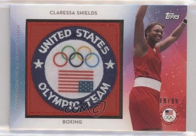 2016 Topps US Olympic & Paralympic Team and Hopefuls /99 Claressa Shields Patch - Image 1 of 2