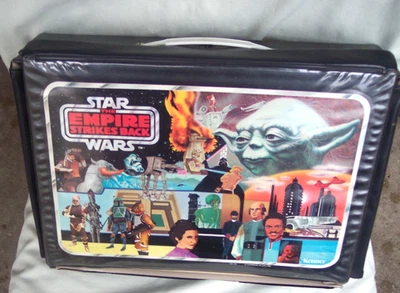 1980 Star Wars Empire Strikes Back boneco de ação estojo de transporte / precisa de reparo - Imagem 1 de 4
