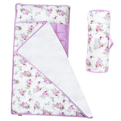 Tapete de dormir infantil floral para meninas com floral (pacote com 1) - Imagem 1 de 4