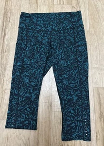 Lululemon Fast Free Thrive Viridian Verde Negro Nulux Talla 10 EXCELENTE - Imagen 1 de 7