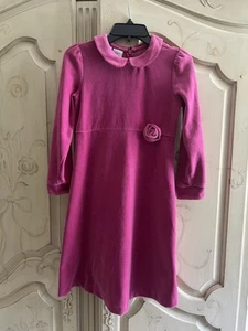Talbots Kids Girls Vintage Velour Dress Size 7 - Picture 1 of 3