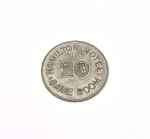 Vintage Hamilton Hotel South Korea Game Room 20 Token Coin - Picture 1 of 4