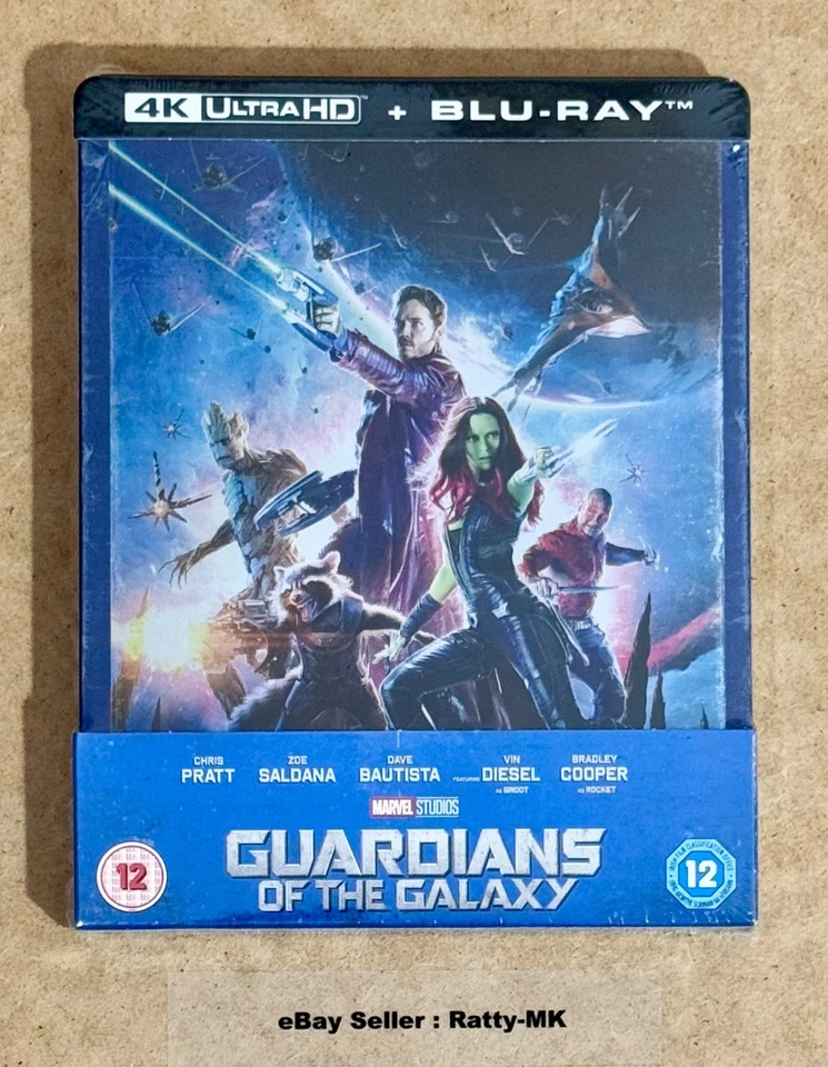 Marvels Guardians of The Galaxy 4k UHD Steelbook