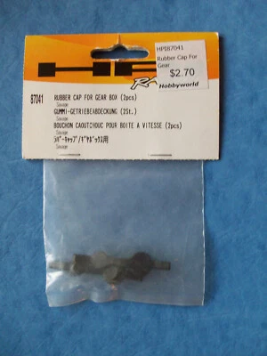 GENUINE HPI 87041 RUBBER CAP FOR GEAR BOX (2) SAVAGE #87041 NIP - Image 1 of 2