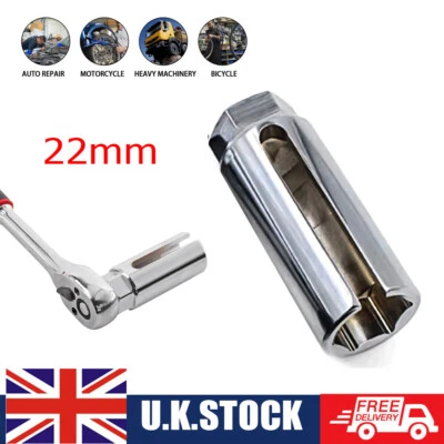 22mm 1/2" DRIVE CAR LAMBDA OXYGEN SENSOR REMOVAL SOCKET TOOL +HOLE WINDOW 7/8in - Image 1 of 4