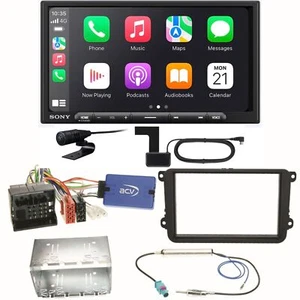 Sony XAV-AX4050 CarPlay Android Auto Einbauset für Golf 5 6 Passat 3C B7 Touran - Bild 1 von 1