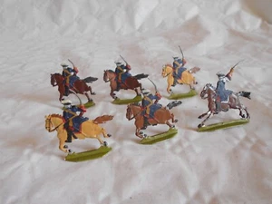Vintage Bleiwohnungen Berlin Zinnfiguren 1. Kaiserreich Reiter gekennzeichnet K - Bild 1 von 5