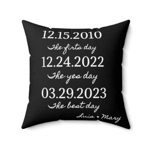 Spun Polyester Square Pillow - Picture 1 of 13