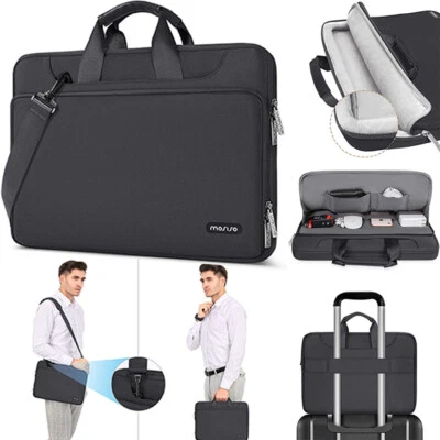Waterproof Laptop Tablet PC Bag case with Shoulder Strap with Trolley Belt - Image 1 of 4