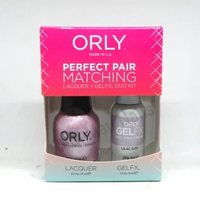 ORLY LILAC CITY 31222 PERFEKTES PAAR passender Nagellack + Gel FX 2er-Packung 0,6 Unzen/0,3 Unzen - Bild 1 von 1