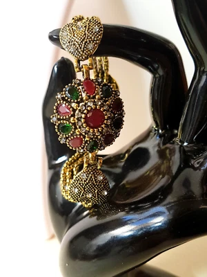 Braccialetto in zirconi originali indiani. Montatura fine Splendida fattura - Immagine 1 di 4