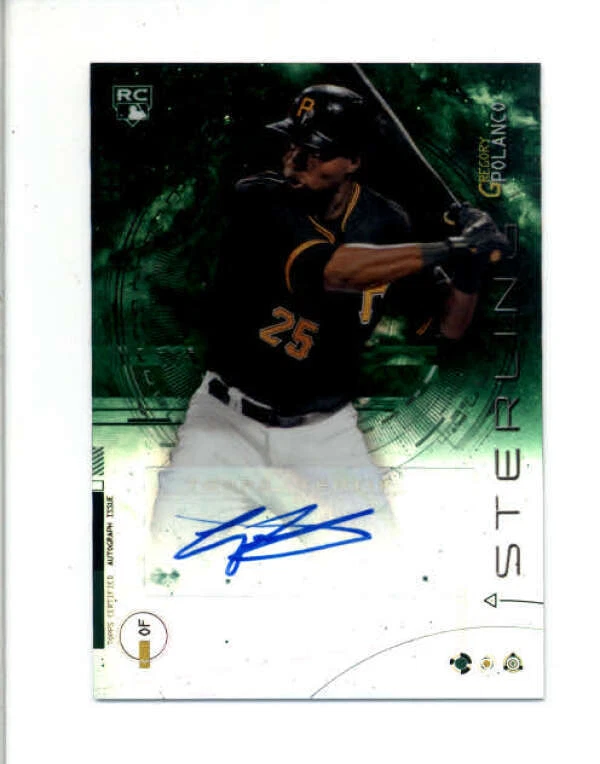 Gregory Polanco 2014 Bowman Sterling Rookie refractor verde automático #119/125 BD2069 Foto 1 de 1