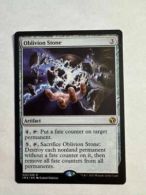 Oblivion Stone Iconic Masters MTG Magic LP - Image 1 of 2