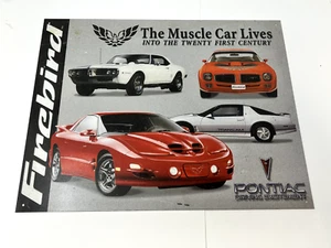 The Muscle Car Lives Pontiac Firebird - Metal Sign - Picture 1 of 2