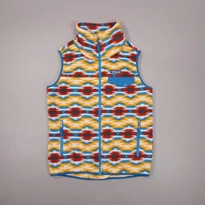 Patagonia Synchilla gilet pile maglia full zip Southwestern donna giallo medio - Foto 1 di 8