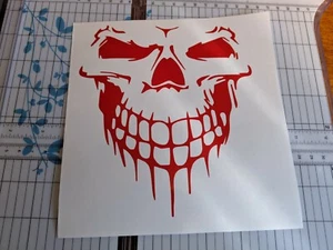 Evil Skull Sticker Scary Skeleton Decal Car Truck Window Vinyl Turbo - Bild 1 von 2