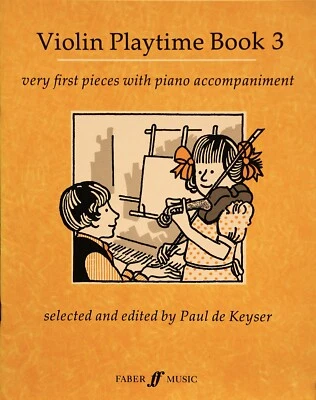Violin Playtime book 3 By Paul De Kayser with piano accompaniment - Image 1 of 2