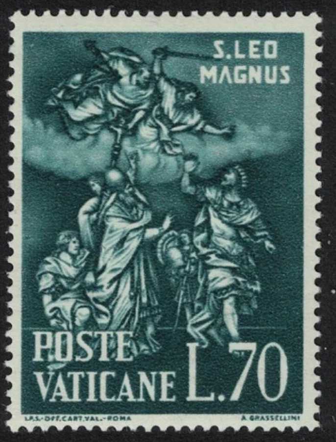 Vatican #Mi367 MNH 1961 Pope Great Leo Attila Vanquisher [302] - Image 1 of 1