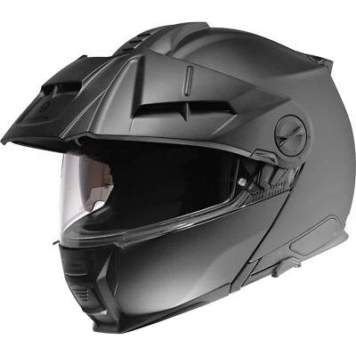 Schuberth Motorrad Helm E2 Solid Gr. 57 (M) Enduro Klapphelm schwarz matt - Bild 1 von 4