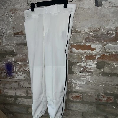 Nuevo con etiquetas Pantalones de Softbol de Lanzamiento Rápido Mizuno Adulto Mujer Blanco con Azul Marino Talla X-Pequeño Foto 1 de 4