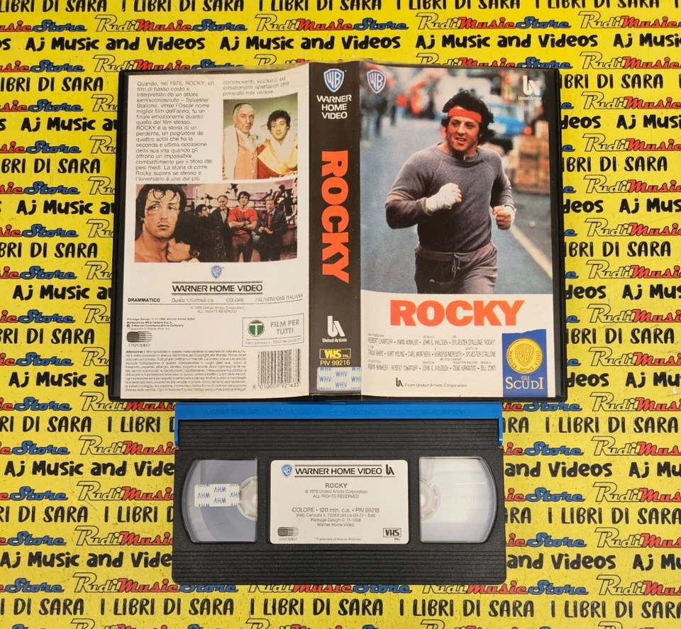 VHS film ROCKY s. stallone 1988 united artists WARNER gli scudi PIV 99216 (F152) - Immagine 1 di 1