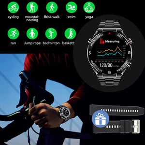 Smartwatch Bluetooth Męski Ciśnienie krwi Telefon Whatsap Powiadomienia Pulsometr - Zdjęcie 1 z 6