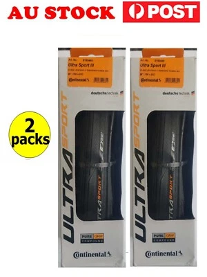 Continental Ultra Sport III bicycle Folding Road Tyre 700*23C 700*25C 700*28C - image 1 of 3