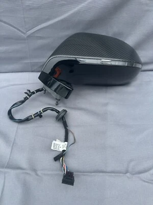 Audi A7 S7 RS7 2012-2018 fibra de carbono lado izquierdo espejo retrovisor completo genuino  Foto 1 de 4