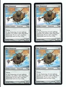 (4X) Rust Elemental Mirrodin Uncommon Playset – MTG Magic the Gathering Card - Picture 1 of 10