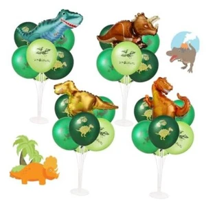 Dino Balloons Balloons Stand Kit for Table Centerpiece Foil Balloons Dinosaur - Picture 1 of 7