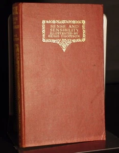 Jane Austen Sense and Sensibility Illus by Hugh Thomson 1928 - Foto 1 di 12